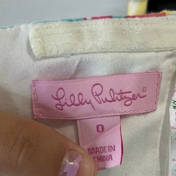 Lily Pulitzer | Strapless Lottie Resort Mariposa Placed Floral Dress Size 0 - Picture 10 of 16
